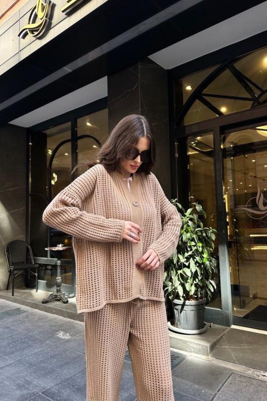 Ensembles Femme Camel FENOMEN STK9880-CAMEL Efashion Paris