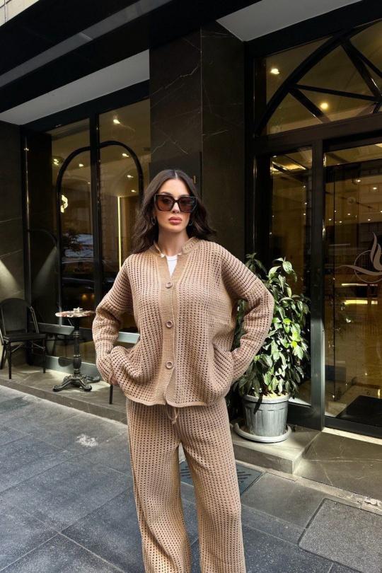 Ensembles Femme Camel FENOMEN STK9880-CAMEL Efashion Paris