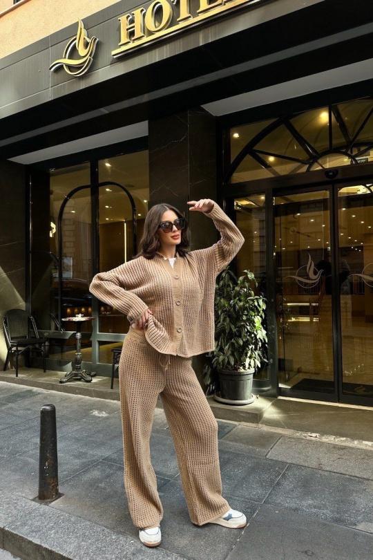 Ensembles Femme Camel FENOMEN STK9880-CAMEL Efashion Paris