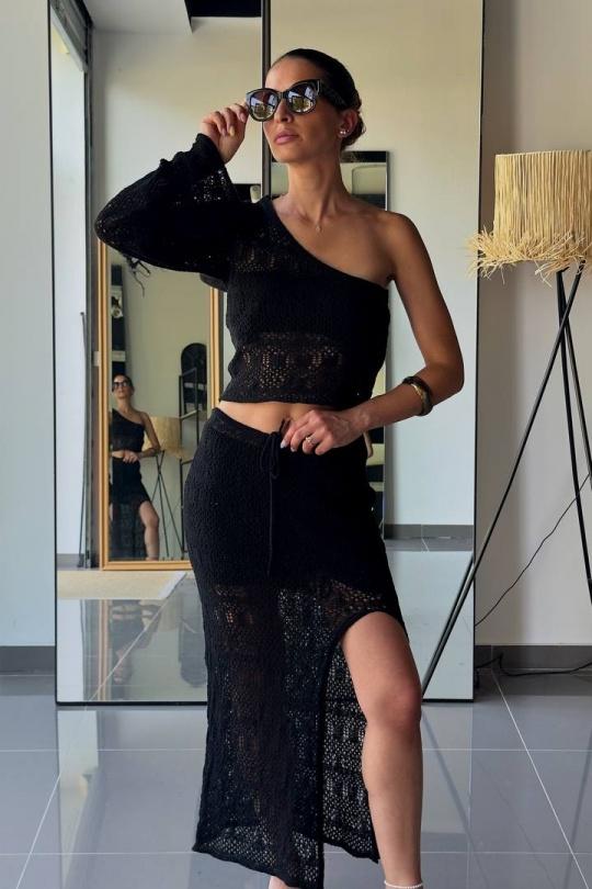 Ensembles Femme Noir FENOMEN STK-510-N Efashion Paris