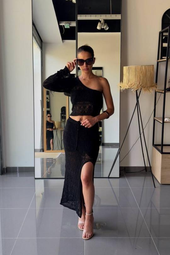 Ensembles Femme Noir FENOMEN STK-510-N Efashion Paris