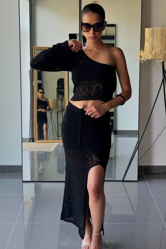 Ensembles Femme Noir FENOMEN STK-510-N Efashion Paris