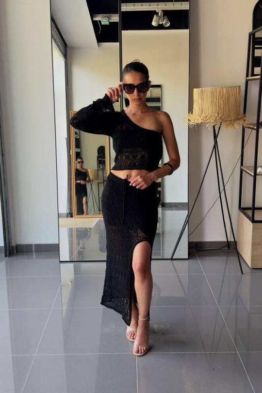 Ensembles Femme Noir FENOMEN STK-510-N Efashion Paris