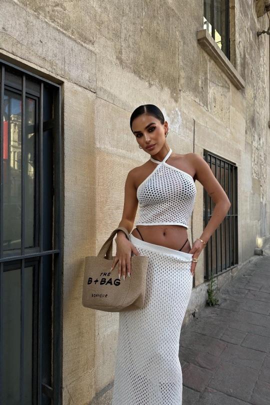 Ensembles Femme Blanc FENOMEN STK-9843-B Efashion Paris