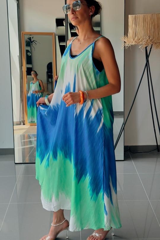 Robes longues Femme Bleu FENOMEN AEL044-231-B Efashion Paris