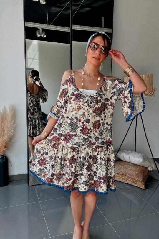 Robes courtes Femme Beige FENOMEN AEL016-000-B Efashion Paris