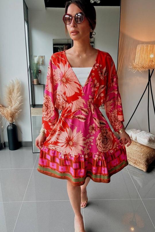 Robes courtes Femme Rouge FENOMEN AEL071-001-R Efashion Paris