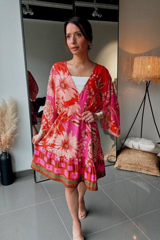 Robes courtes Femme Rouge FENOMEN AEL071-001-R Efashion Paris