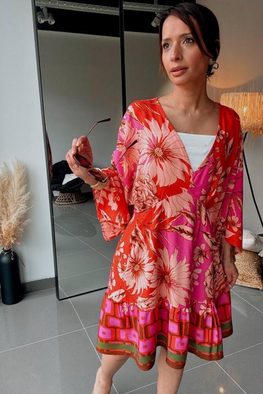 Robes courtes Femme Rouge FENOMEN AEL071-001-R Efashion Paris