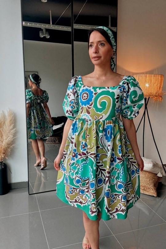 Robes courtes Femme Vert FENOMEN AEL061-000-VF Efashion Paris