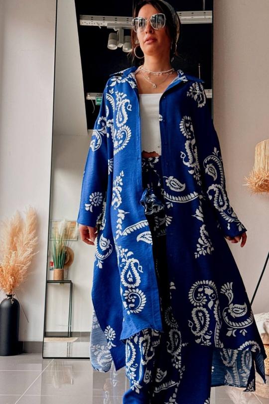 Ensembles Femme Bleu FENOMEN ATK019-380-BLEU Efashion Paris