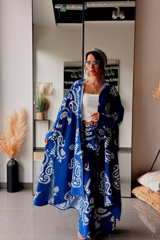 Ensembles Femme Bleu FENOMEN ATK019-380-BLEU Efashion Paris