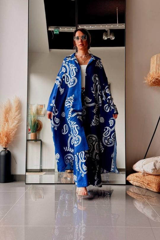 Ensembles Femme Bleu FENOMEN ATK019-380-BLEU Efashion Paris