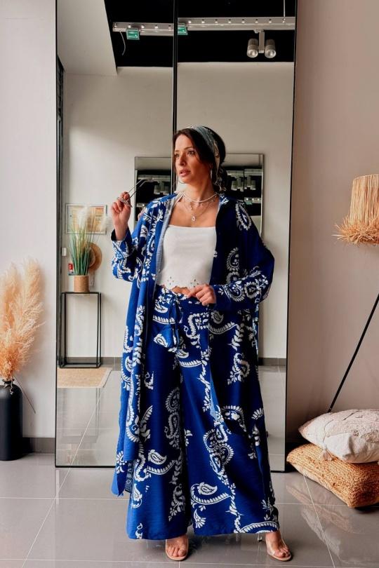 Ensembles Femme Bleu FENOMEN ATK019-380-BLEU Efashion Paris