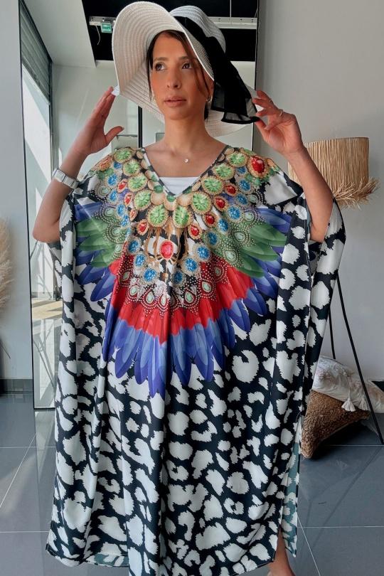 Robes longues Femme Noir FENOMEN AEL035-005-NR Efashion Paris