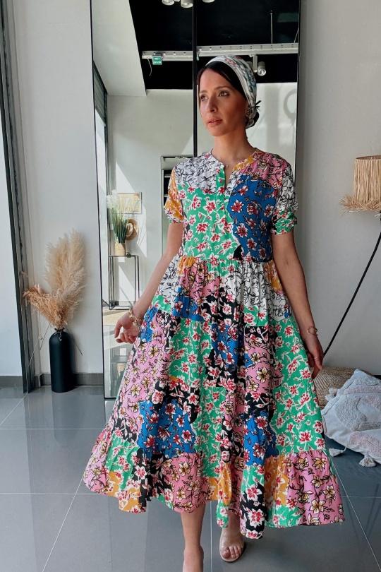 Robes longues Femme Multicolore FENOMEN AEL114-000-MULTI Efashion Paris