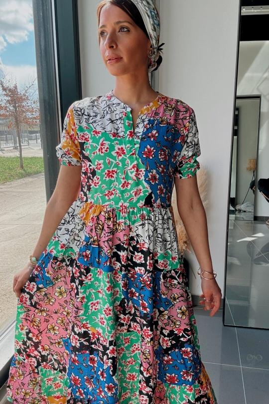 Robes longues Femme Multicolore FENOMEN AEL114-000-MULTI Efashion Paris