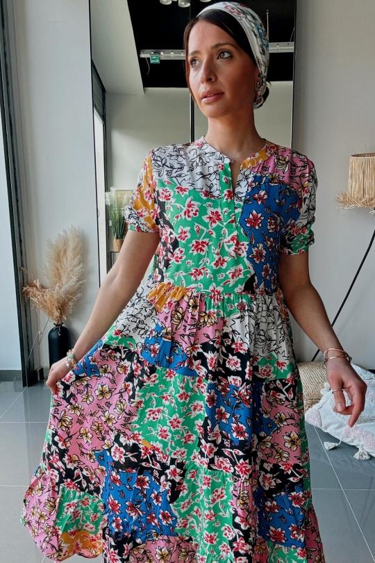 Robes longues Femme Multicolore FENOMEN AEL114-000-MULTI Efashion Paris