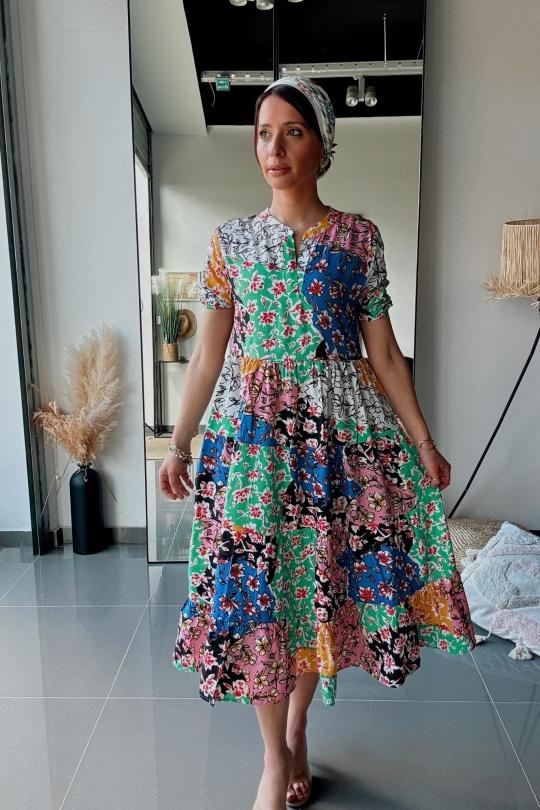 Robes longues Femme Multicolore FENOMEN AEL114-000-MULTI Efashion Paris