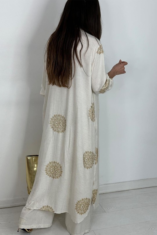 Ensembles Femme Ecru FENOMEN ATK023-405- Efashion Paris