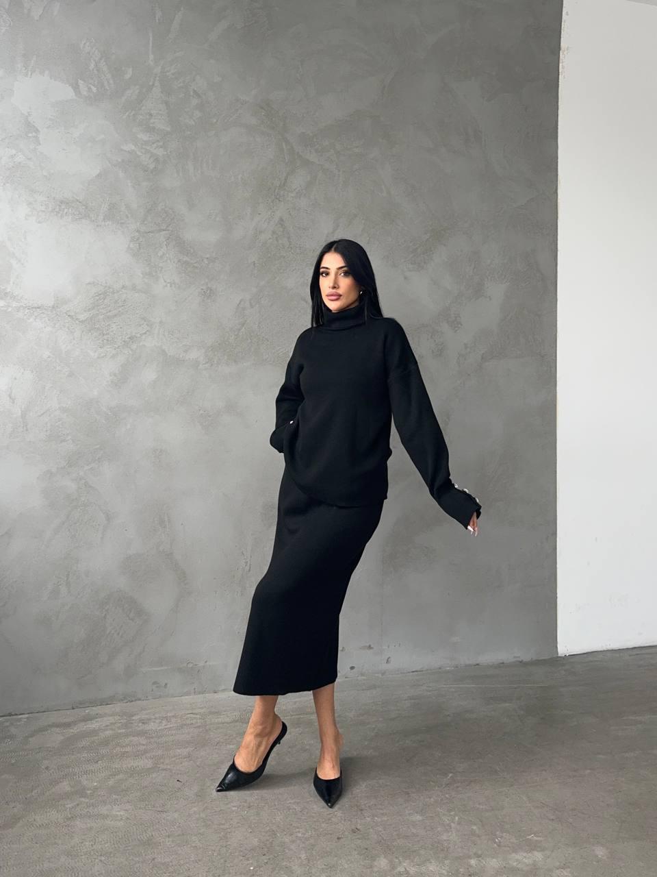 Sets Women Black FENOMEN 460-FENS #c Efashion Paris