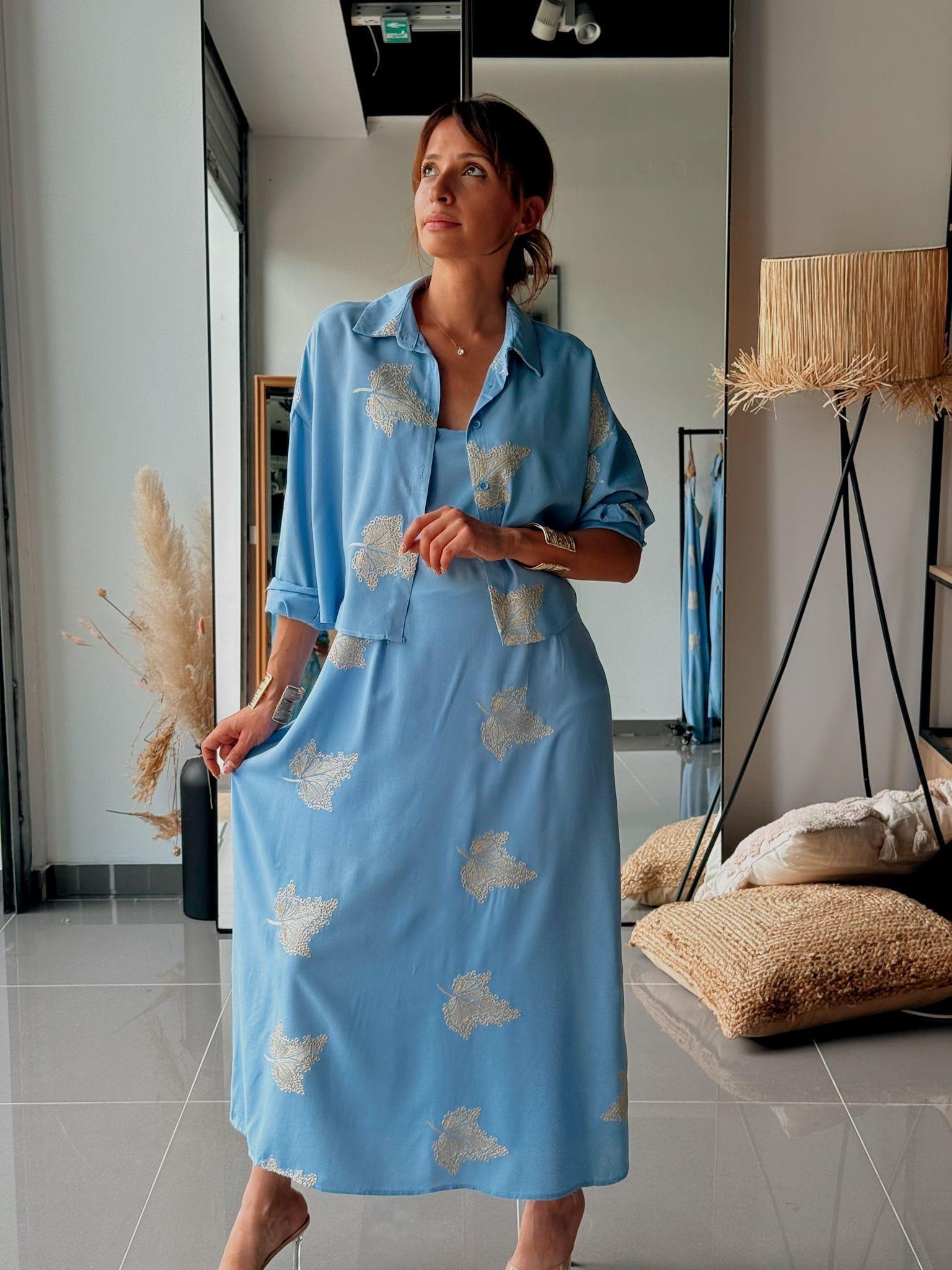 Ensembles Femme Bleu FENOMEN A-GTK001-533- #c Efashion Paris