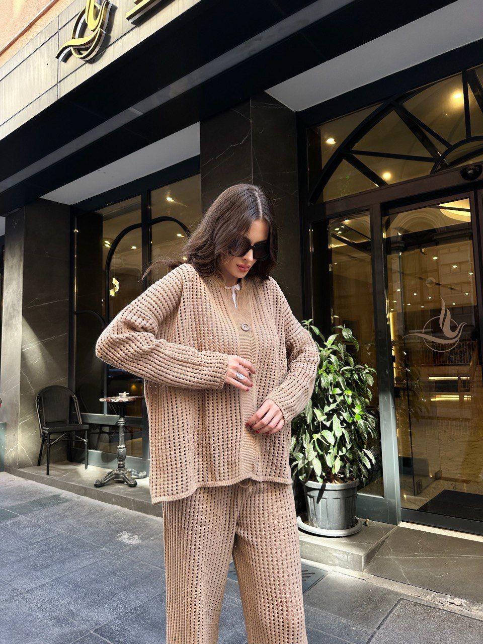 Ensembles Femme Camel FENOMEN STK9880-CAMEL #c Efashion Paris