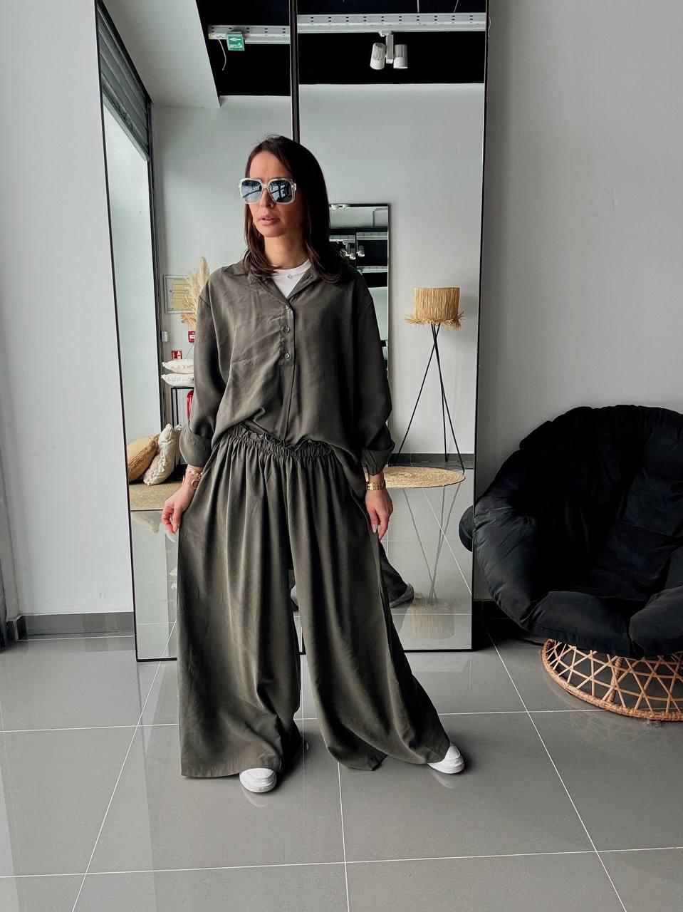 Ensembles Femme Vert FENOMEN ATK009-147- #c Efashion Paris