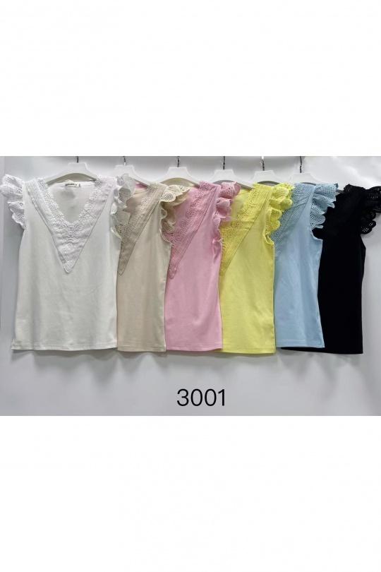 Camisetas Mujer Black JEL DESIGN / JOLIO & CO 3001 Efashion Paris