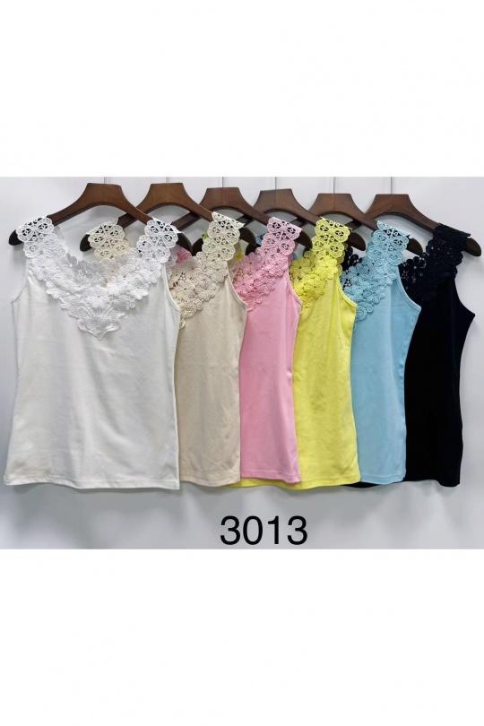 Camisetas sin mangas Mujer Black JEL DESIGN / JOLIO & CO 3013 Efashion Paris