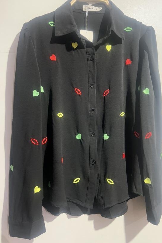 Camisas Mujer Black JEL DESIGN / JOLIO & CO A890 Efashion Paris