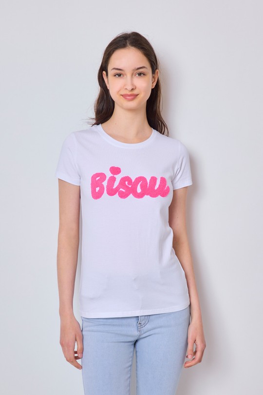 T-shirts Femme Blanc-Rose JEL DESIGN / JOLIO & CO 181 Efashion Paris
