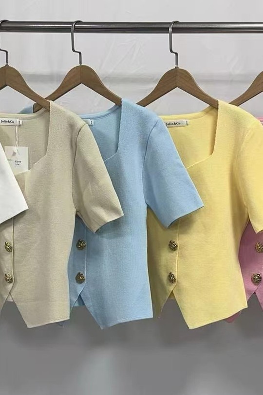 Tops Femme Bleu clair JEL DESIGN / JOLIO & CO 8369 #c Efashion Paris