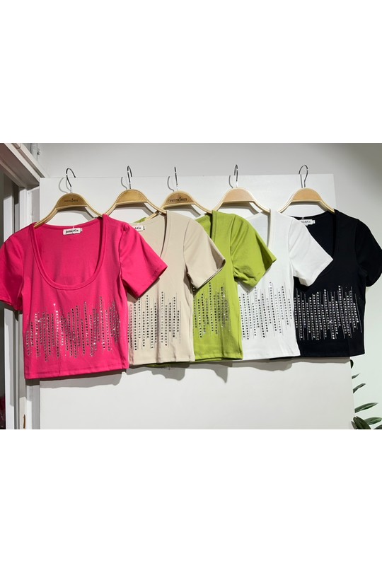 Tops Women White JEL DESIGN / JOLIO & CO LM018 #c Efashion Paris