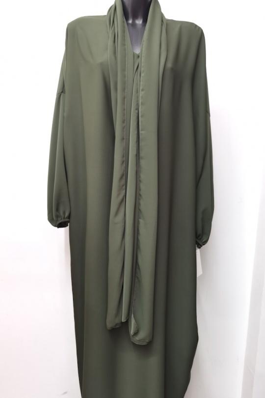 Abaya Femme Kaki BOHEM NANA ANAIS Efashion Paris