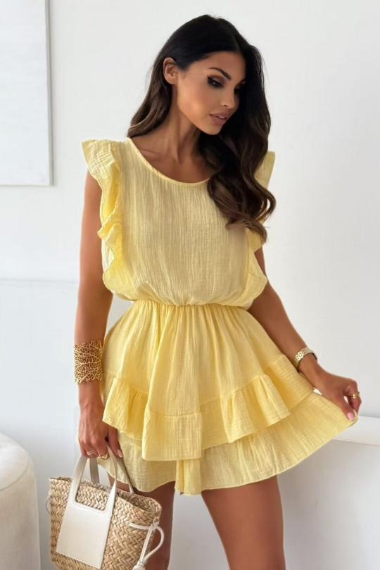 Jumpsuits Women Yellow ISSYMA 5100 Efashion Paris