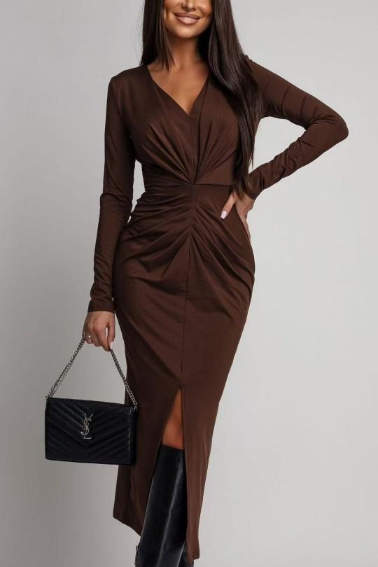 Abiti maxi Donna Brown ISSYMA 2793 Efashion Paris