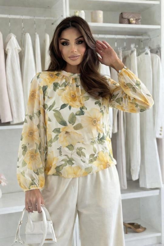 Blouses Femme Jaune ISSYMA 15019 Efashion Paris
