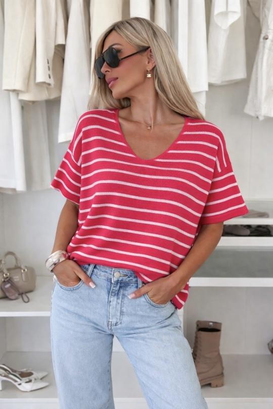 Pulls Femme FUCHSIA ISSYMA 3187 Efashion Paris