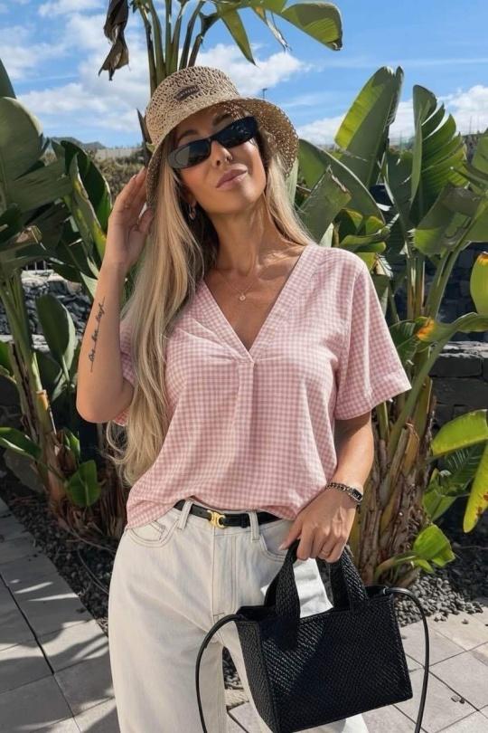 Tops Femme Bleu ciel ISSYMA 8628 Efashion Paris