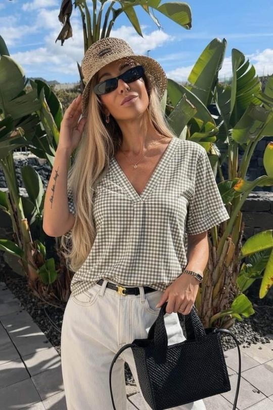 Tops Femme Bleu ciel ISSYMA 8628 Efashion Paris