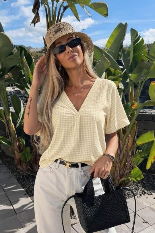 Tops Femme Bleu ciel ISSYMA 8628 Efashion Paris