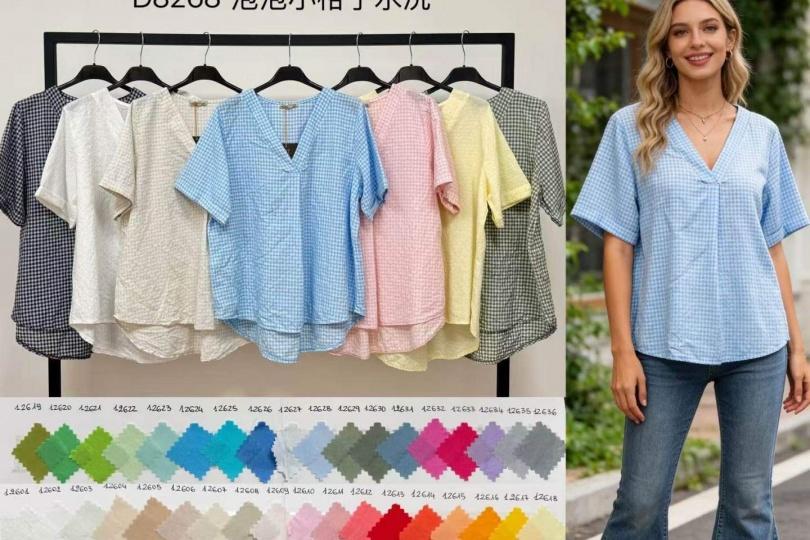 Tops Femme Bleu ciel ISSYMA 8628 Efashion Paris