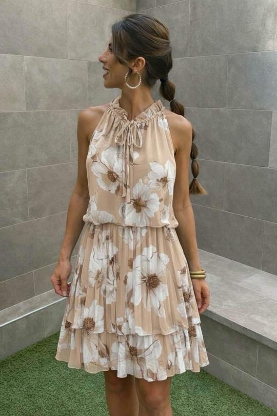 Robes mi-longues Femme Bleu ciel ISSYMA 15097 Efashion Paris