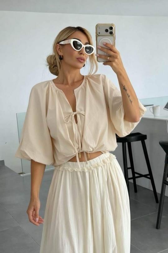 Blouses Femme Jaune ISSYMA 92711 Efashion Paris