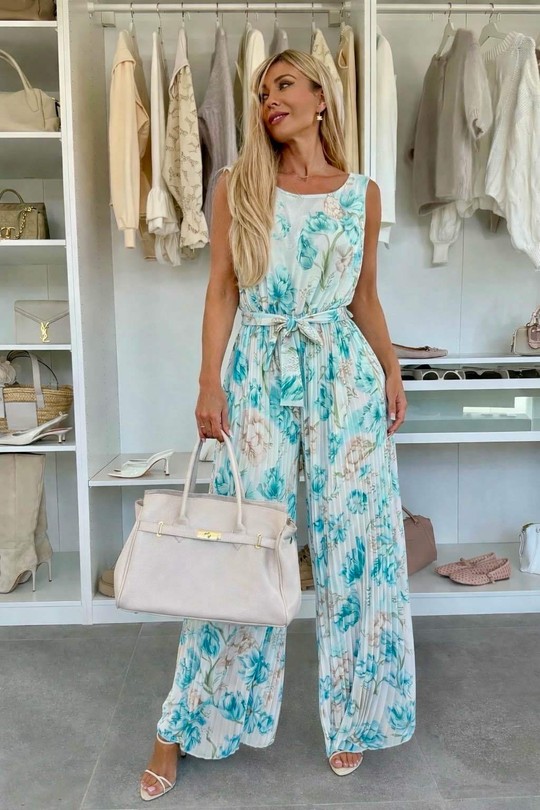 Combinaisons Femme Bleu ciel ISSYMA 15109 Efashion Paris