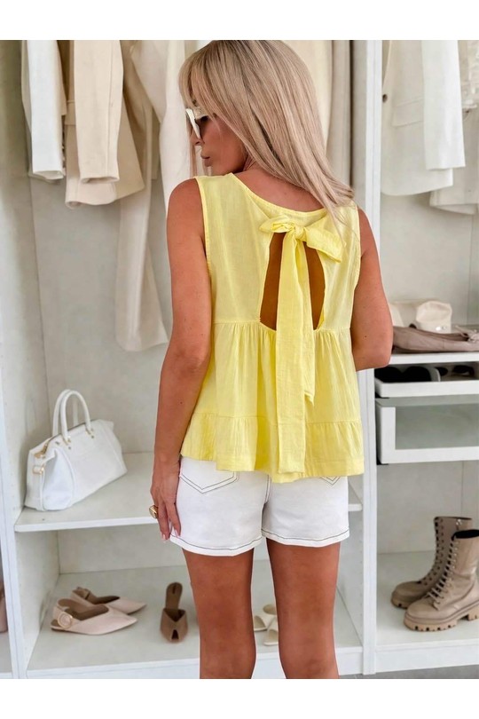 Tops Femme Jaune ISSYMA 90061b Efashion Paris