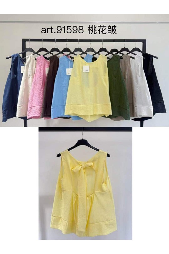 Tops Femme Jaune ISSYMA 90061b Efashion Paris