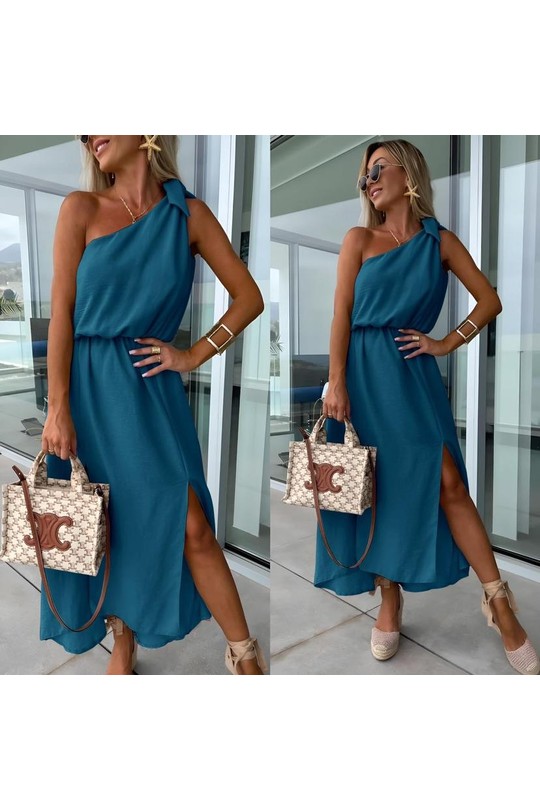 Abiti maxi Donna Jean blue ISSYMA A1880ROBE Efashion Paris