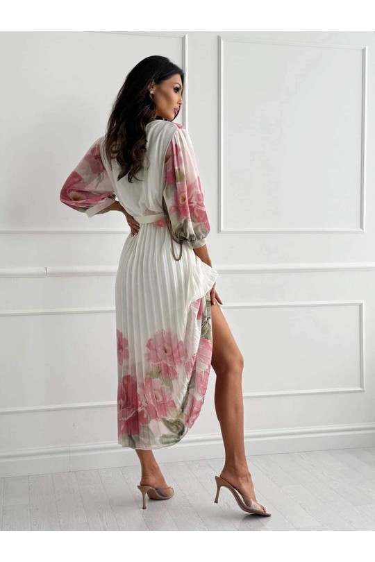 Robes longues Femme Rose ISSYMA 13164fleurs Efashion Paris